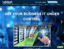 Tablet Screenshot of evolvnetworks.com